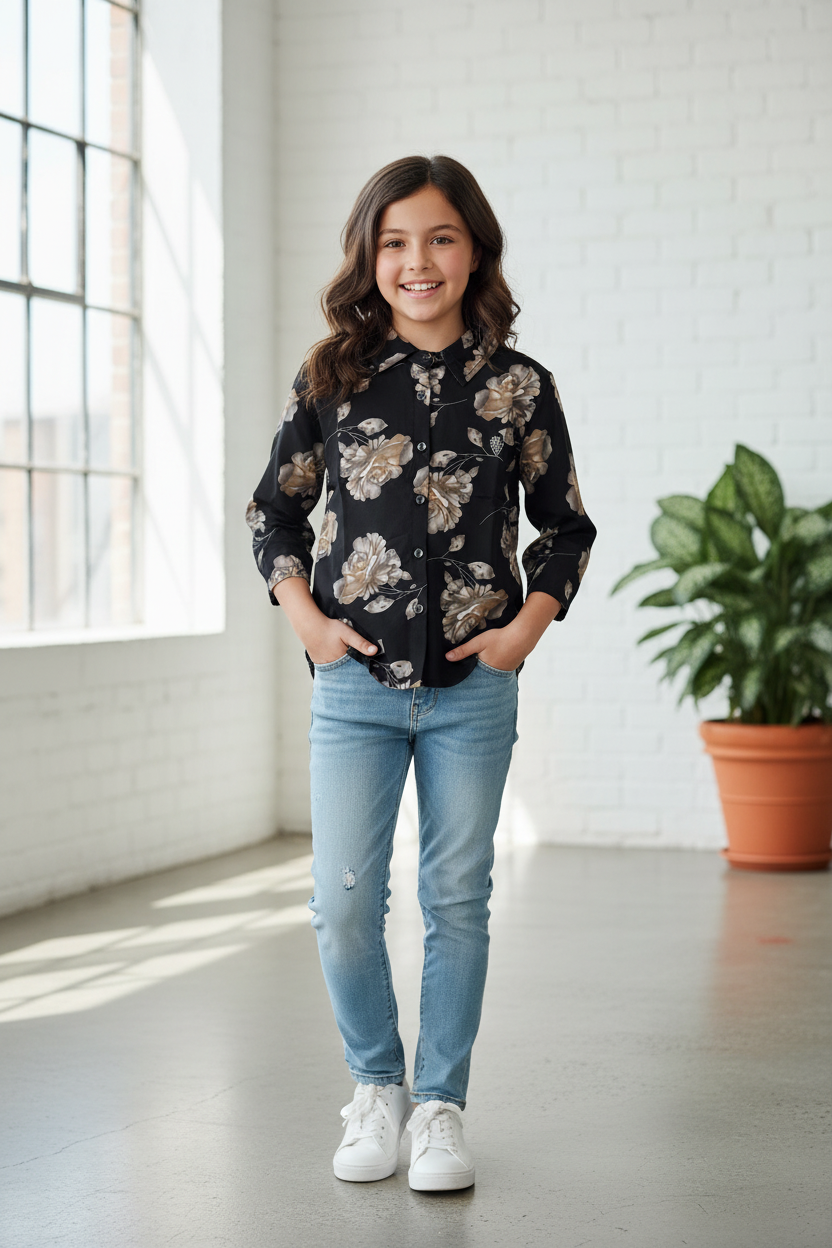 10-12 year old indoors