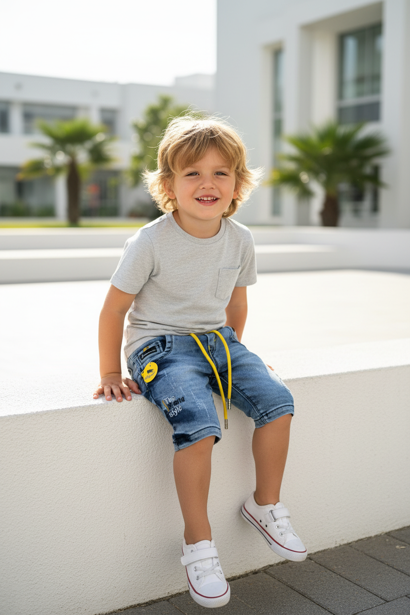 4-year-old boy sitting