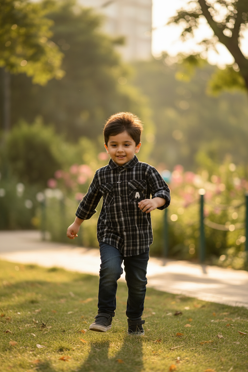 4-year-old outdoors