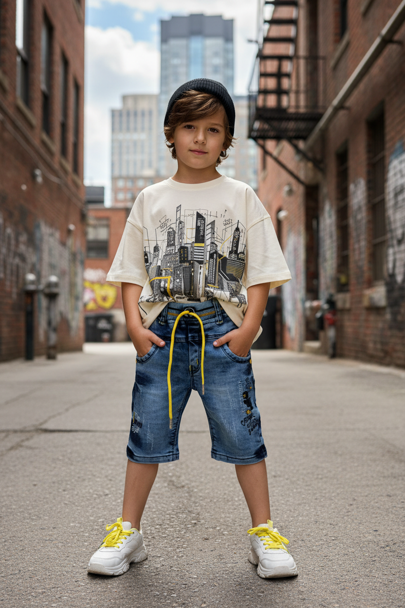 5-year-old boy urban