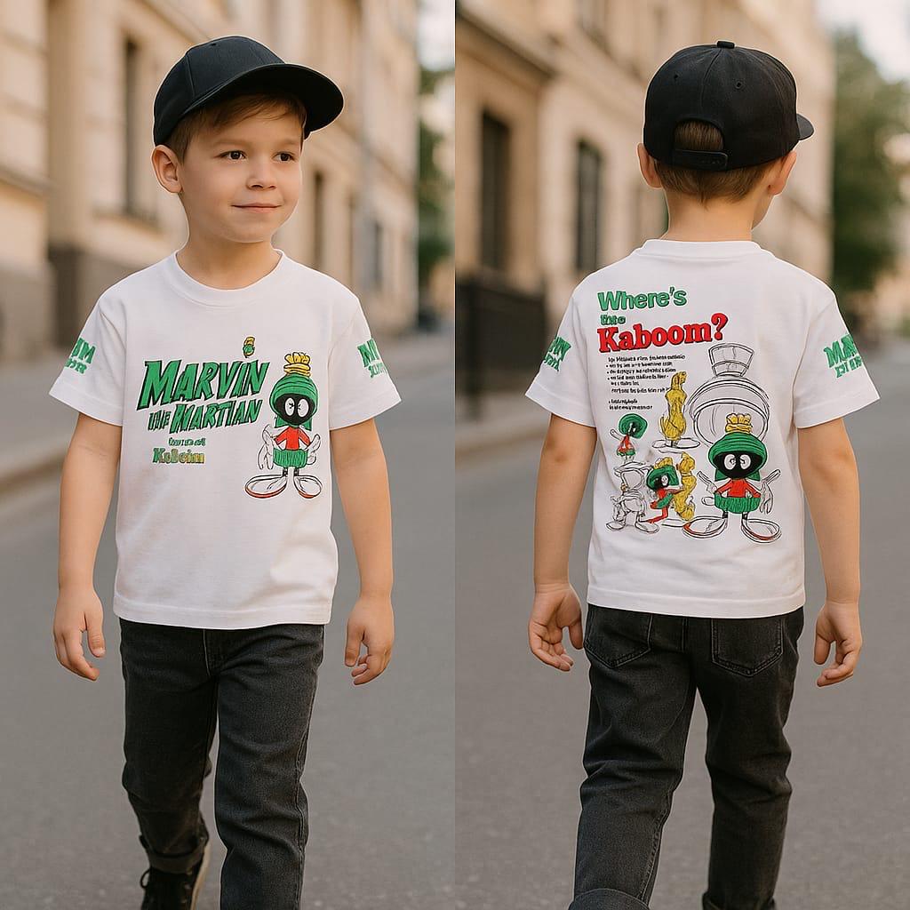Marvin the Martian Kids T-Shirt - Where's the Kaboom?