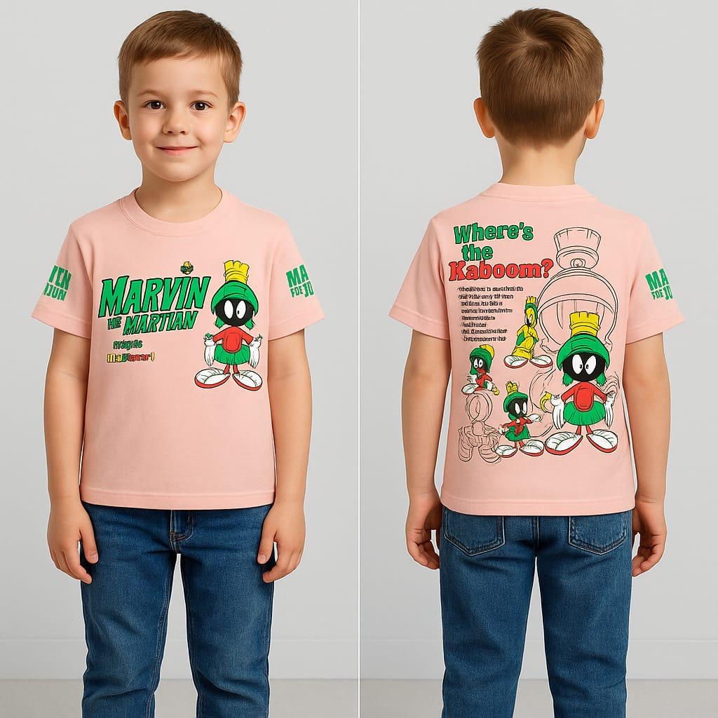 Marvin the Martian Kids T-Shirt - Where's the Kaboom?
