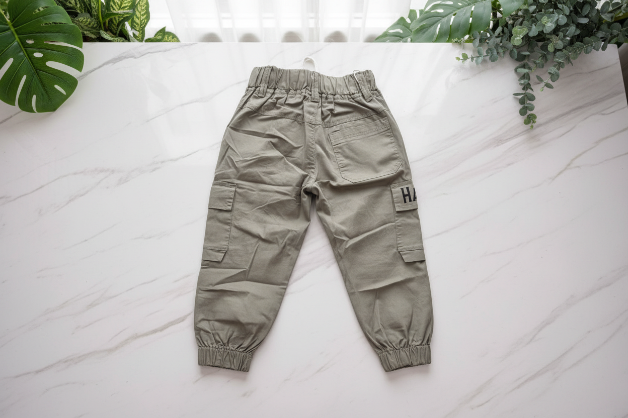 Back View - Marble & Greenery