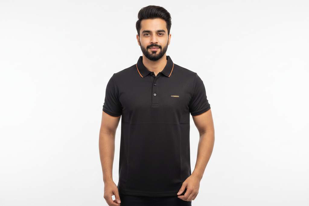 Black Polo - Indian Model