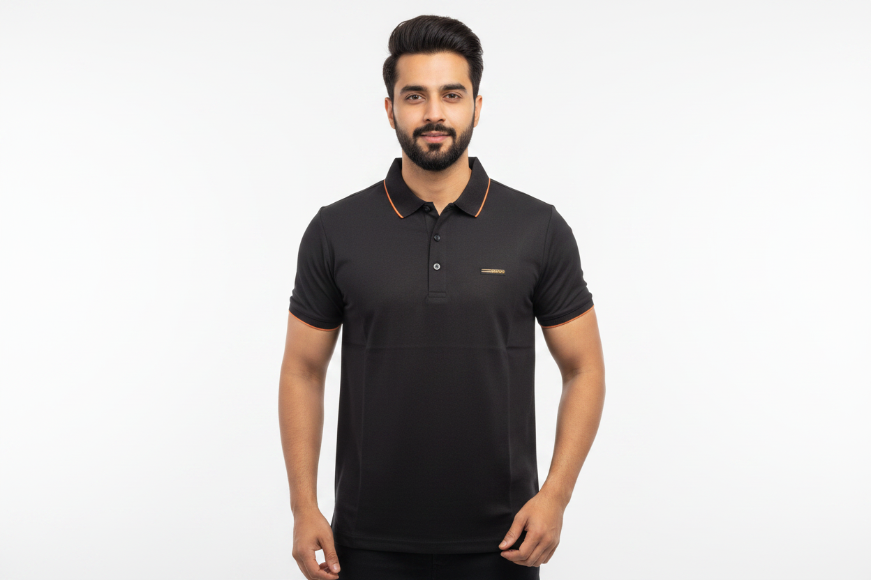 Black Polo - Indian Model