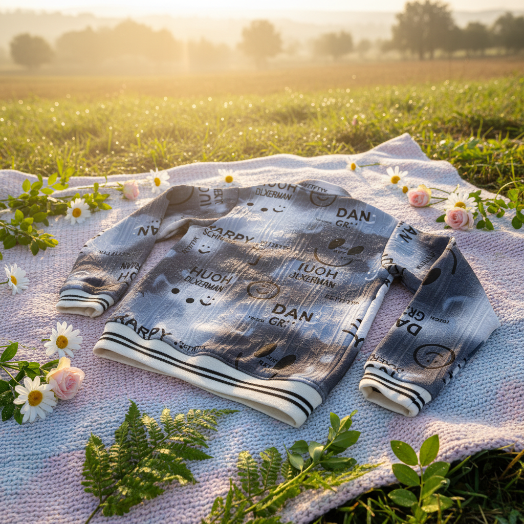 Bomber jacket back view - lifestyle outdoor setting