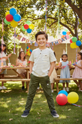 Boy at Birthday Party