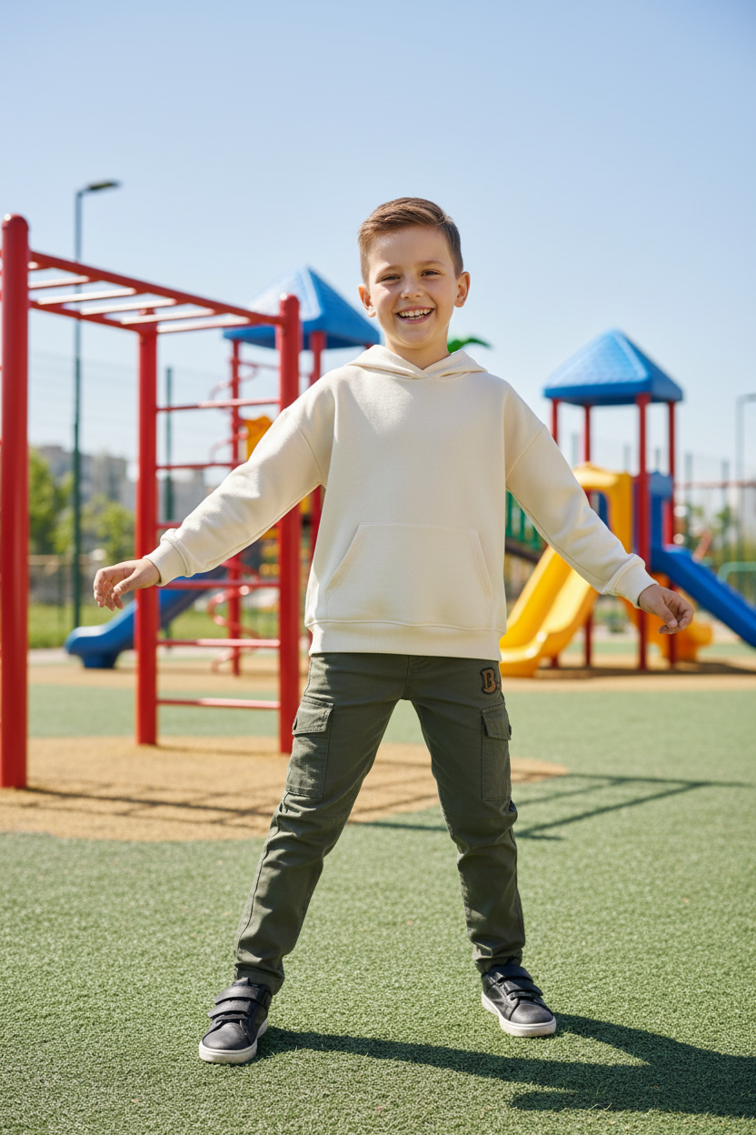 Boy at Sports Field