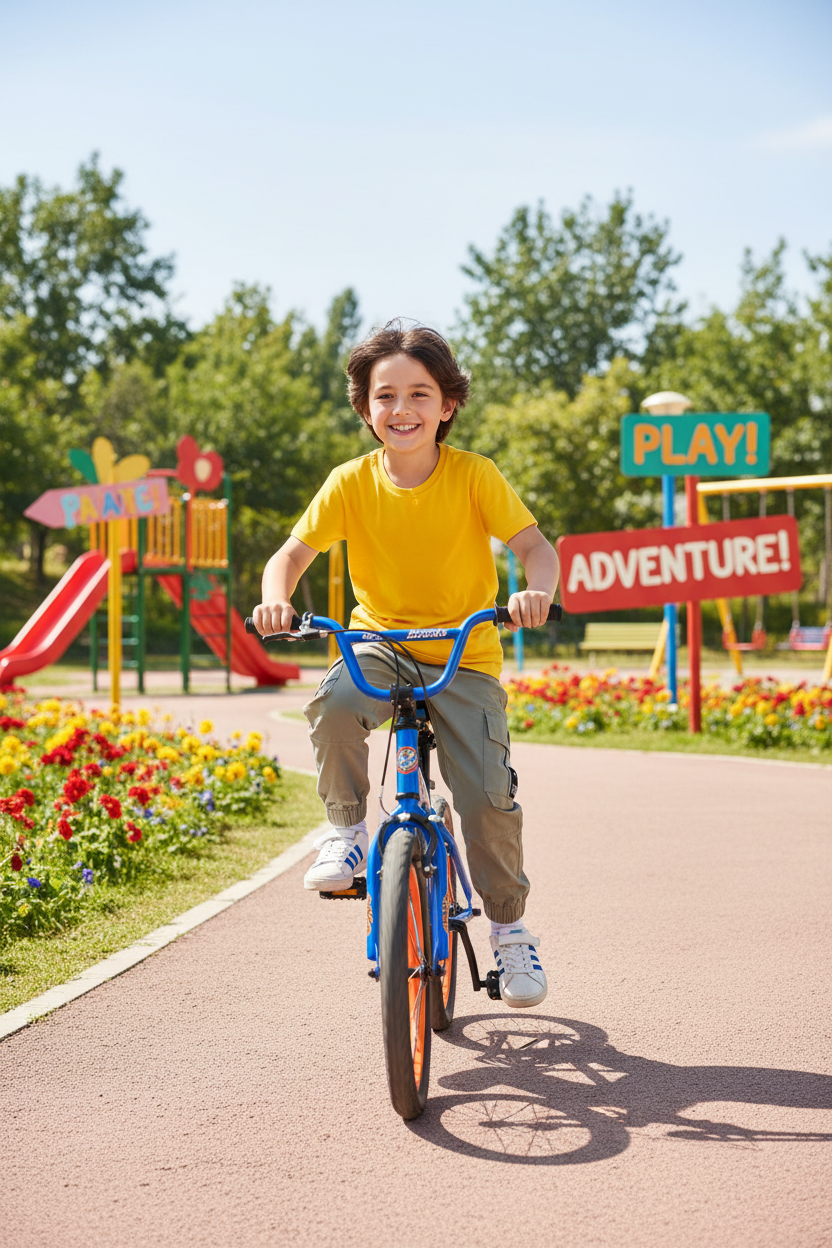 Boy Biking