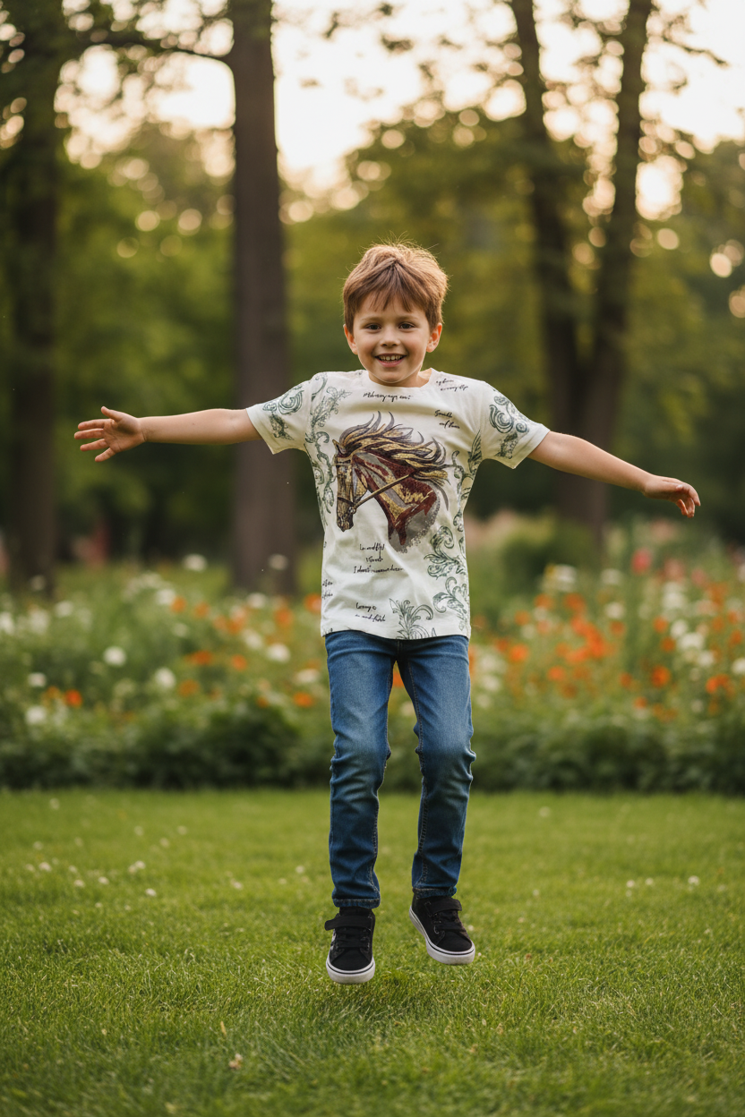 Boy model - Outdoor lifestyle photo