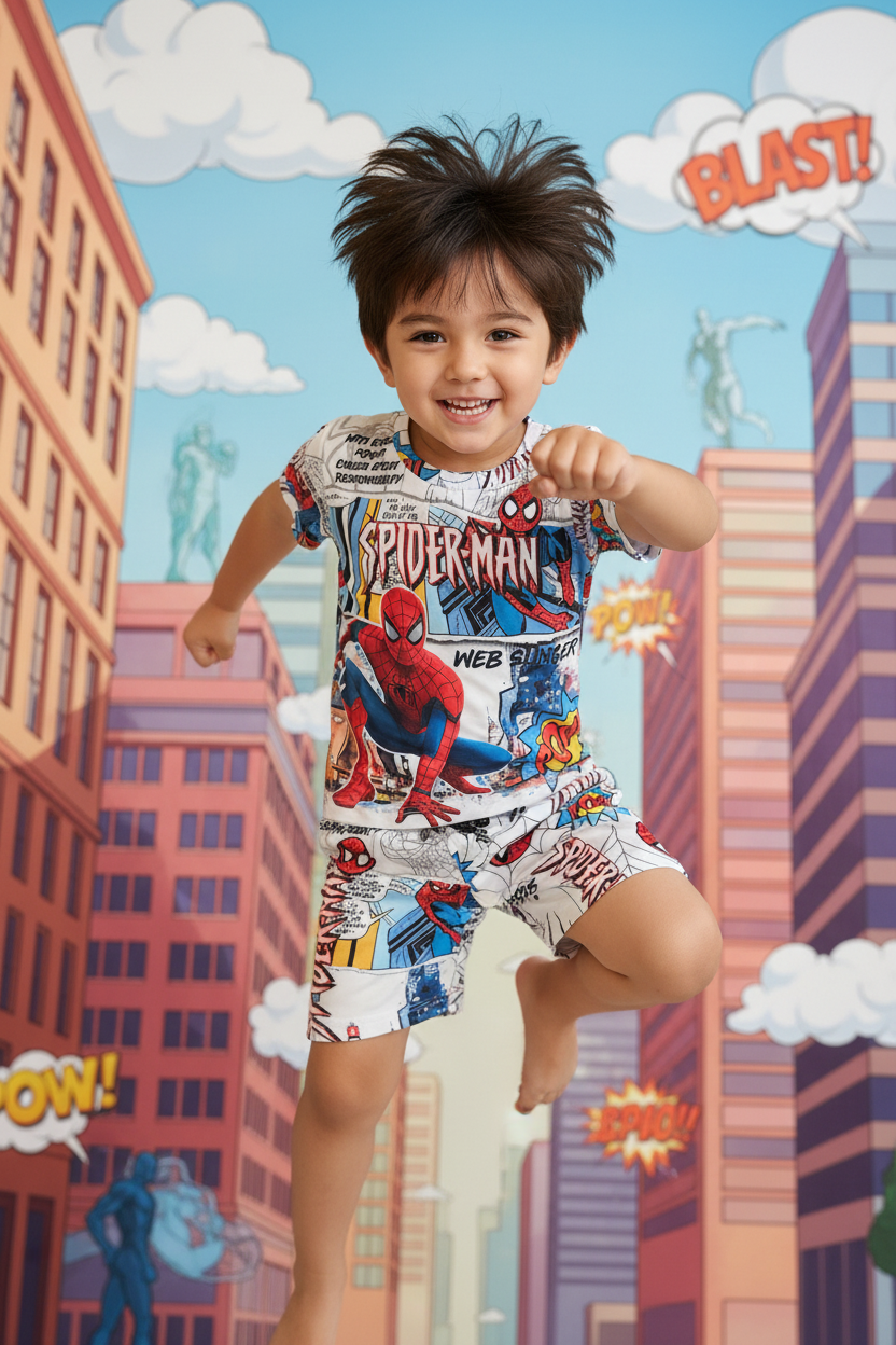Complete Spider-Man outfit - Outdoor lifestyle photo
