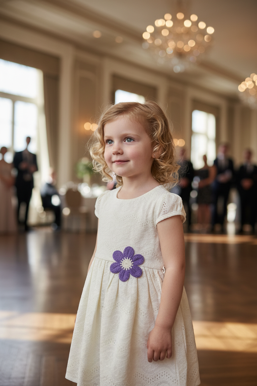 Girl at formal event