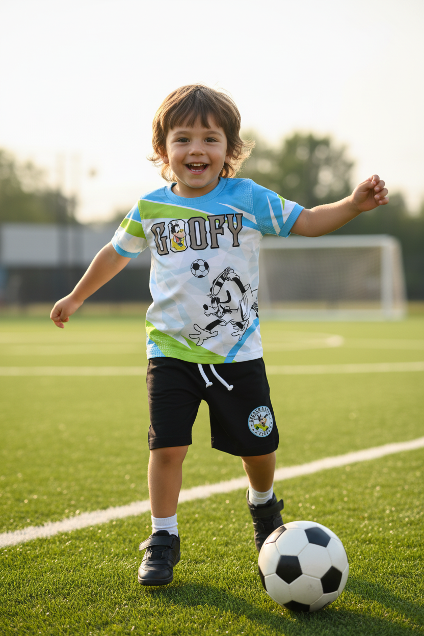 Goofy soccer outfit - Outdoor sports photo