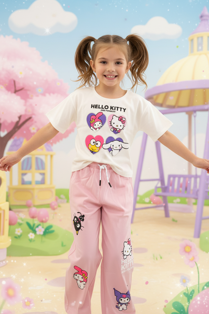 Hello Kitty outfit - Outdoor lifestyle photo