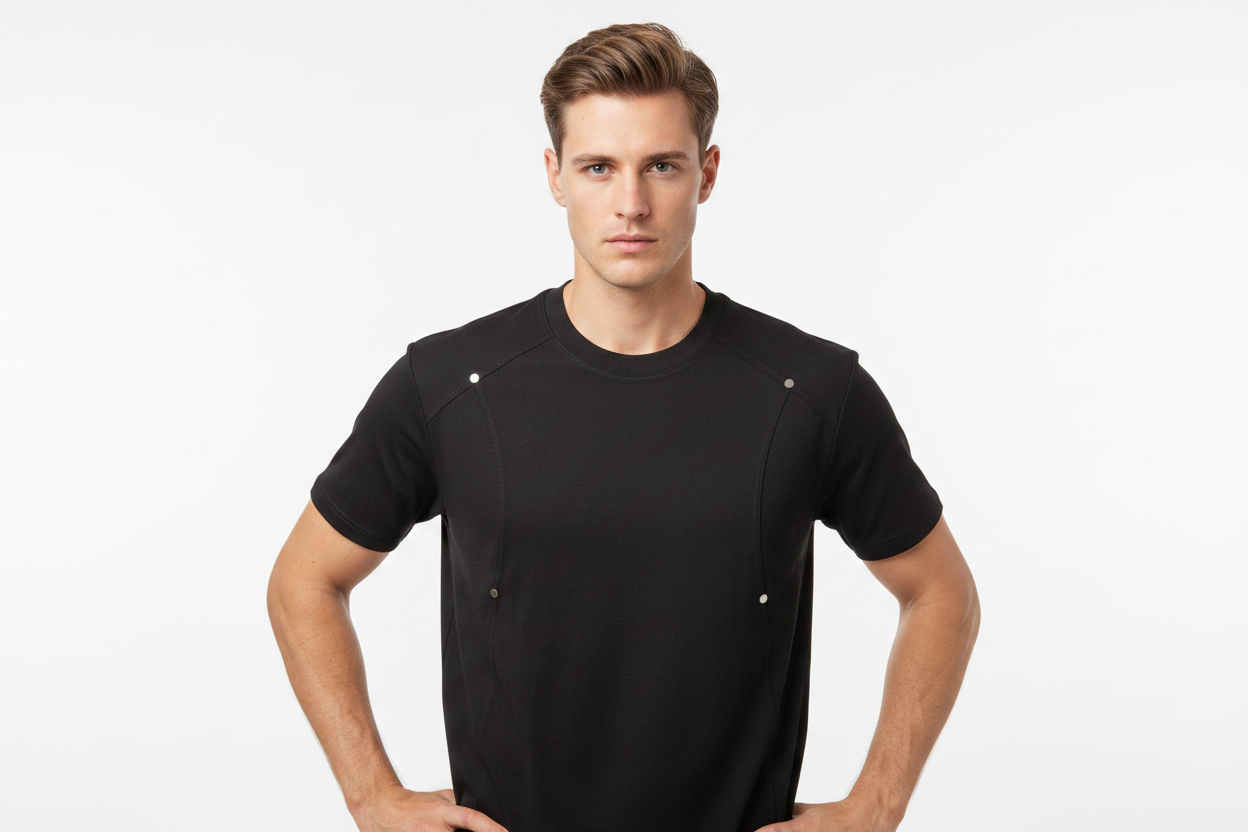 Kiwi Model - Black Stud T-Shirt
