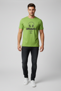 Gramercy Headphones Tee – Lime Green model photo