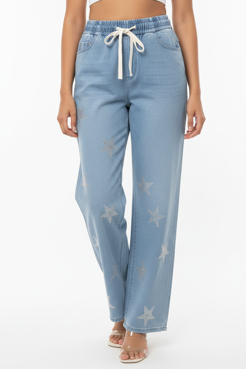Indian model jeans front focus