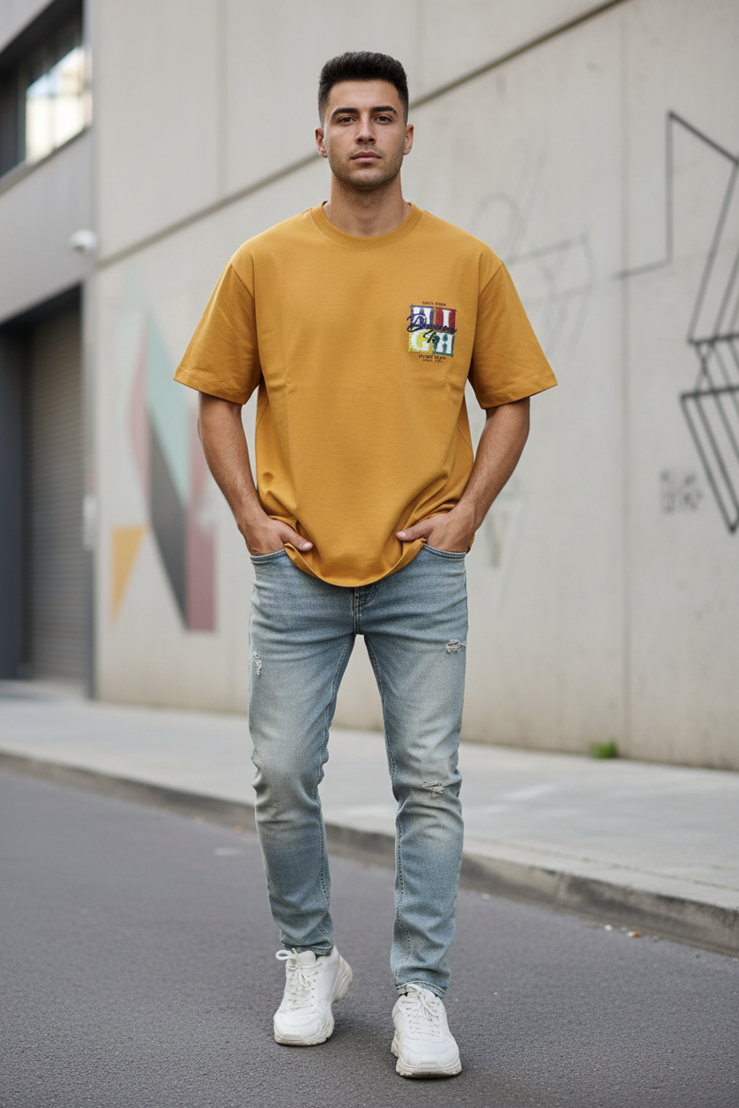 Model Front - Mustard
