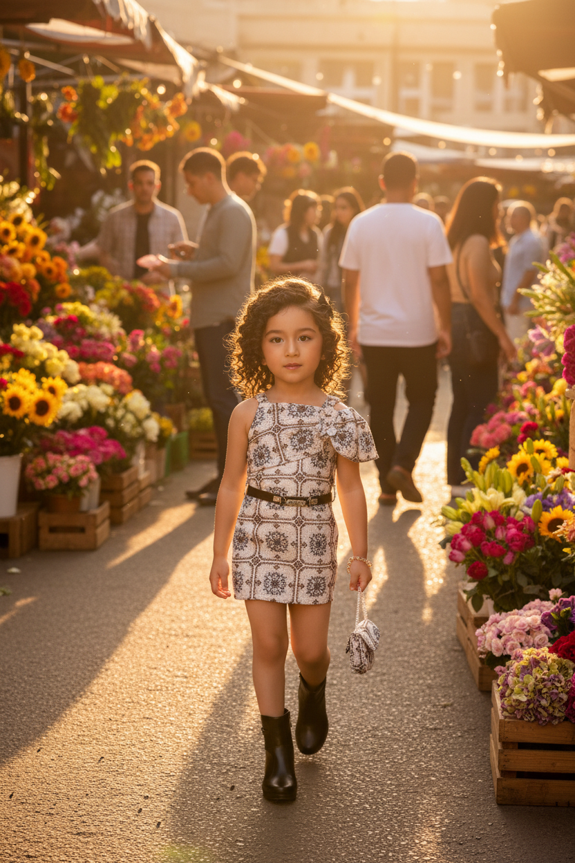 Outdoor Market Scene