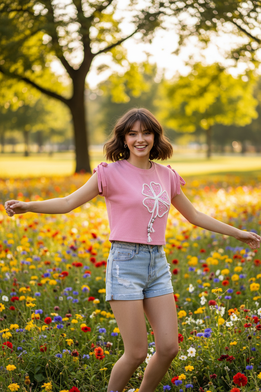 Park with Flowers