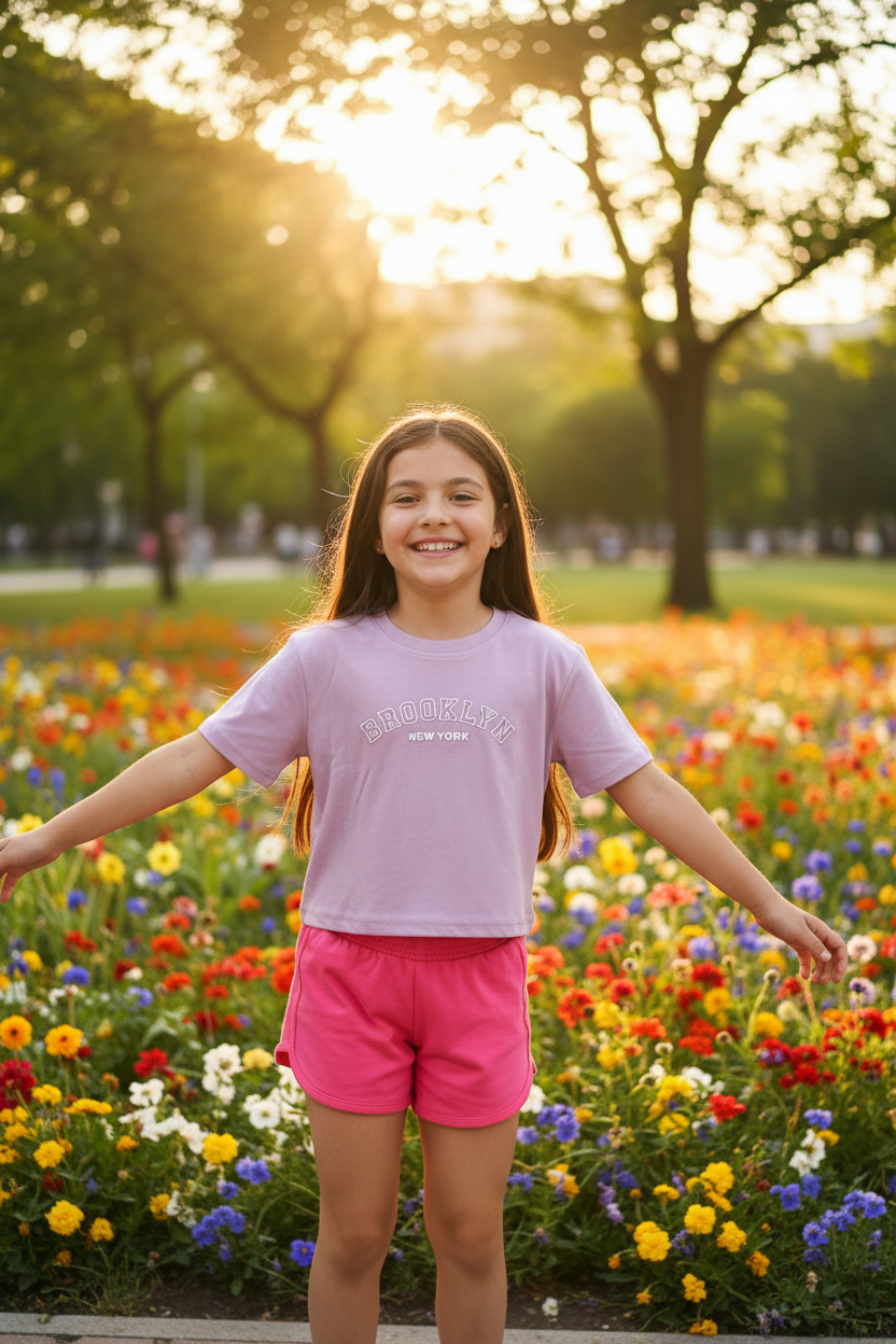 Park with Flowers