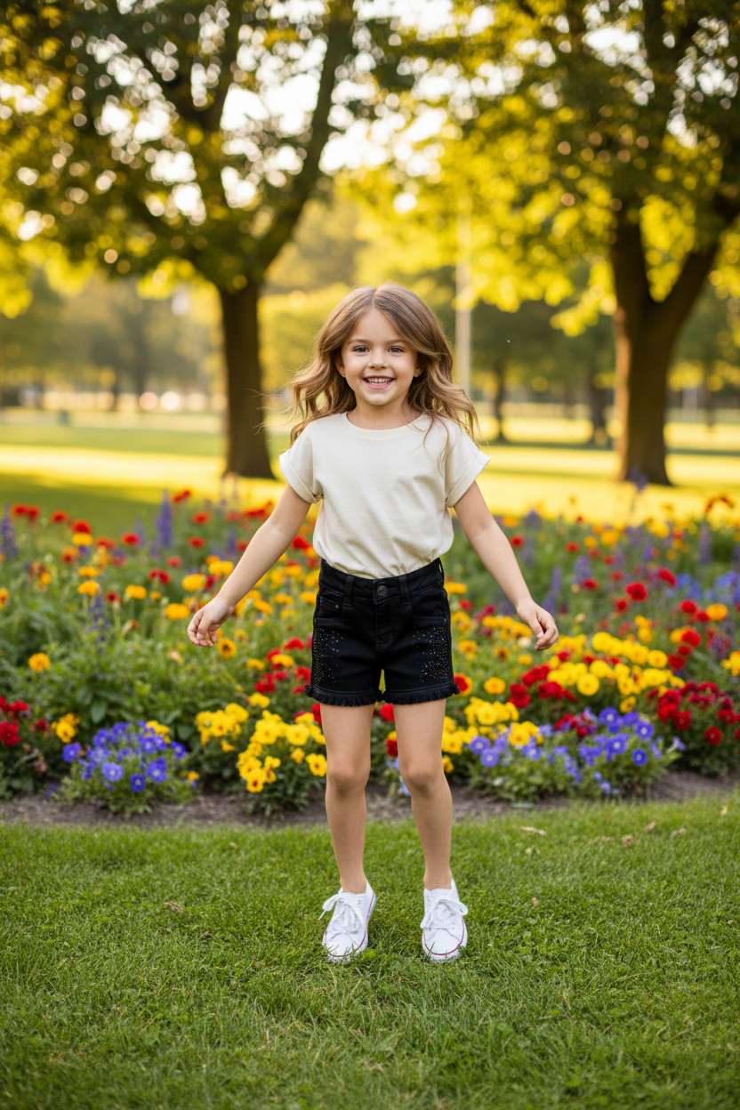 Park with Flowers