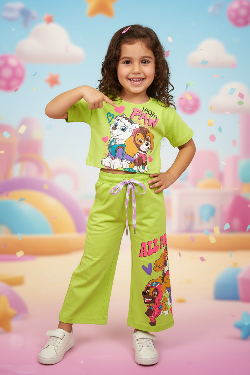 Paw Patrol outfit - Colorful fun background