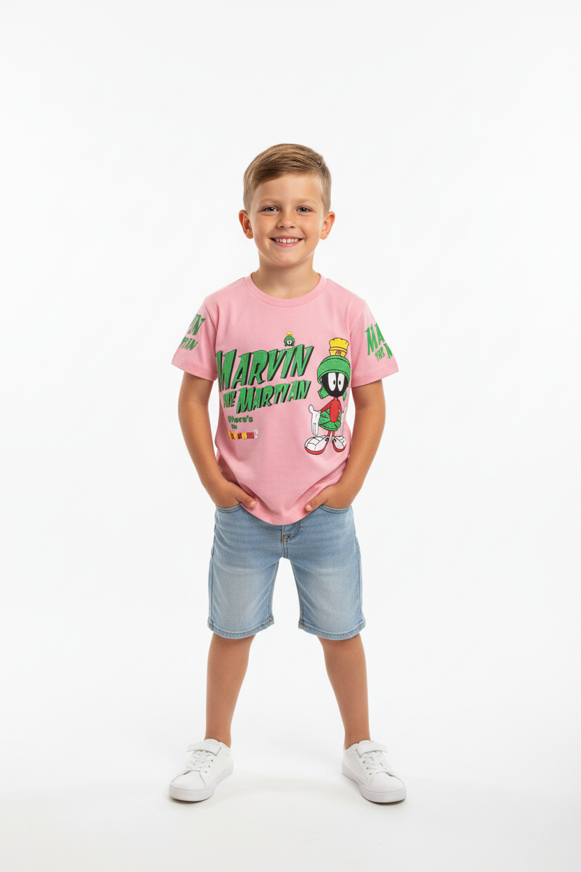 Pink - Healthy boy model