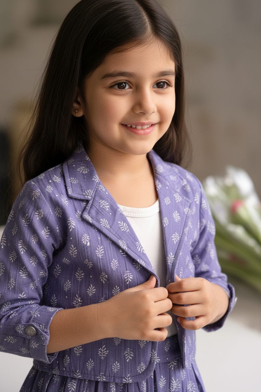 Purple Jacket Detail