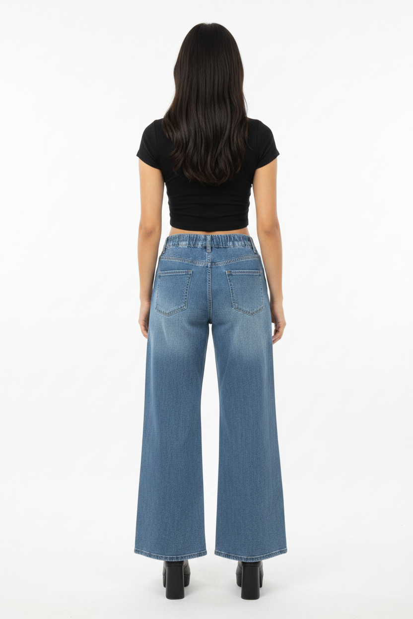 Rhinestone Jeans - Back View Refined