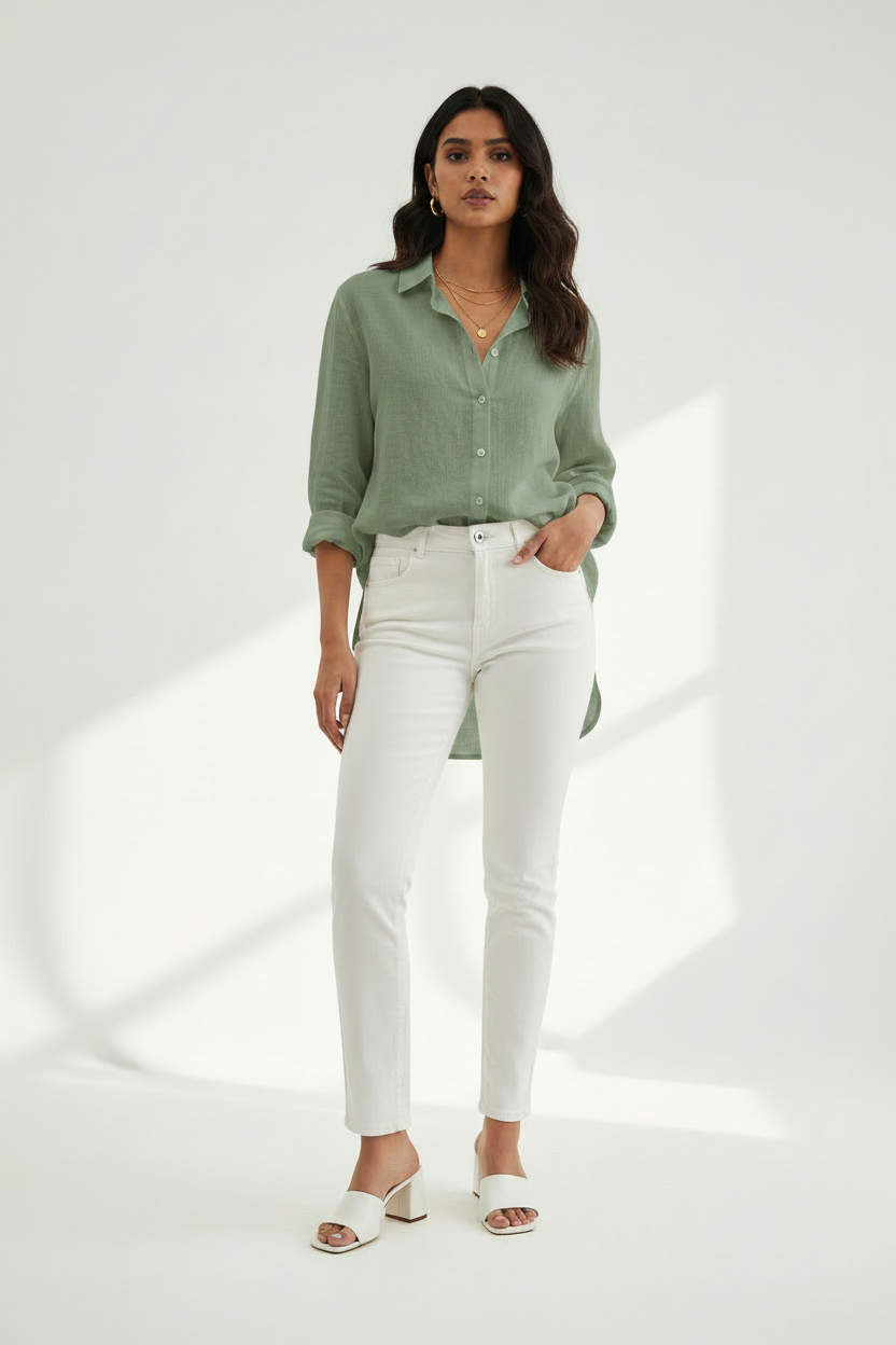 Sage Green Top