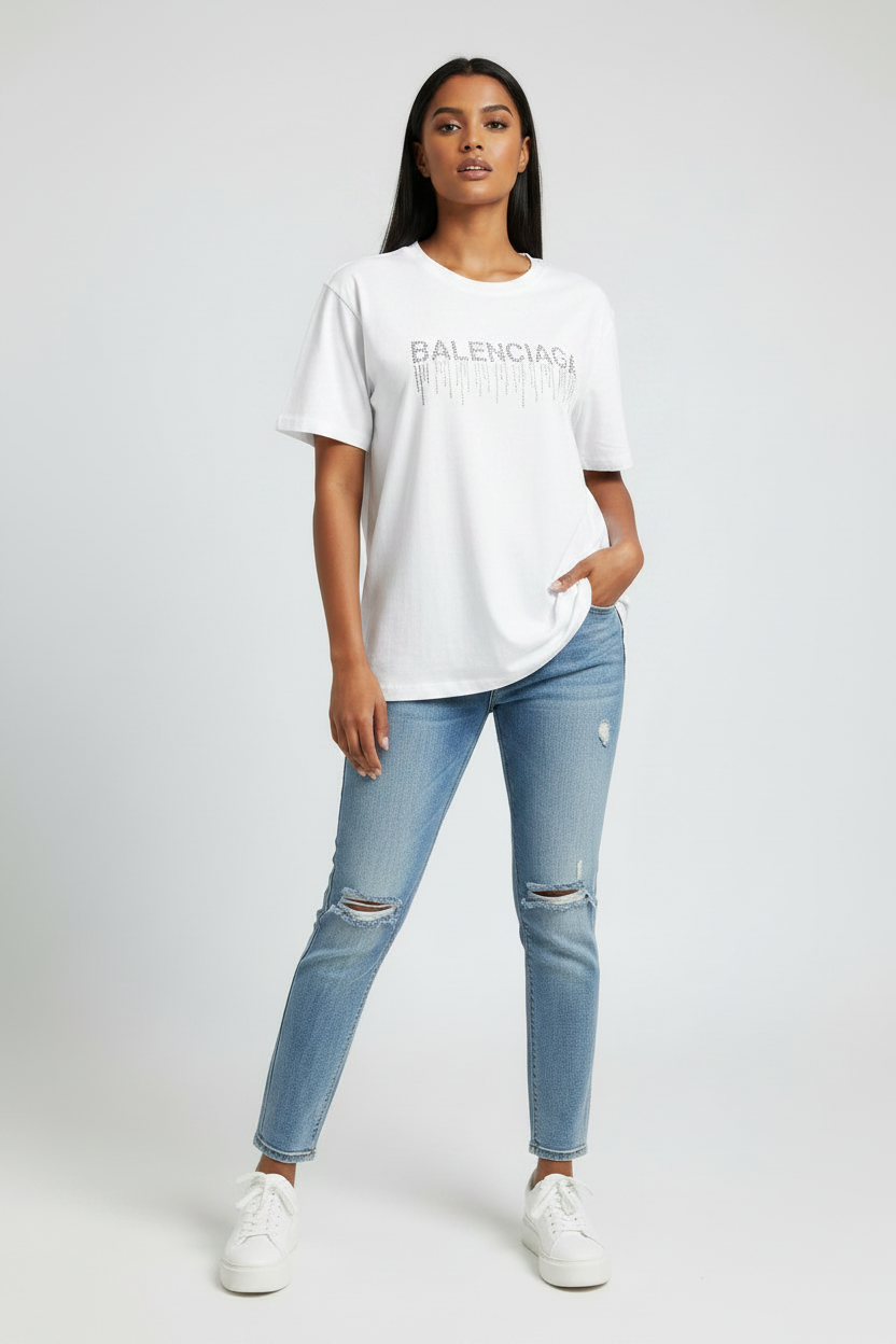 White - Woman model